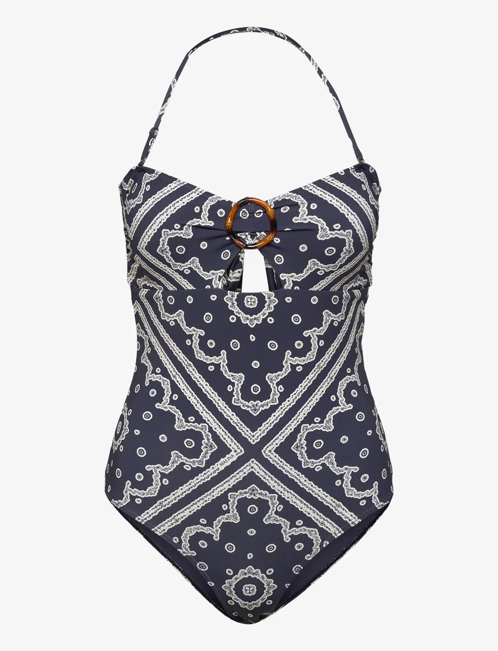 Malina - Mandy bamboo-ring bandeau swimsuit - badeanzüge - bandana - 3