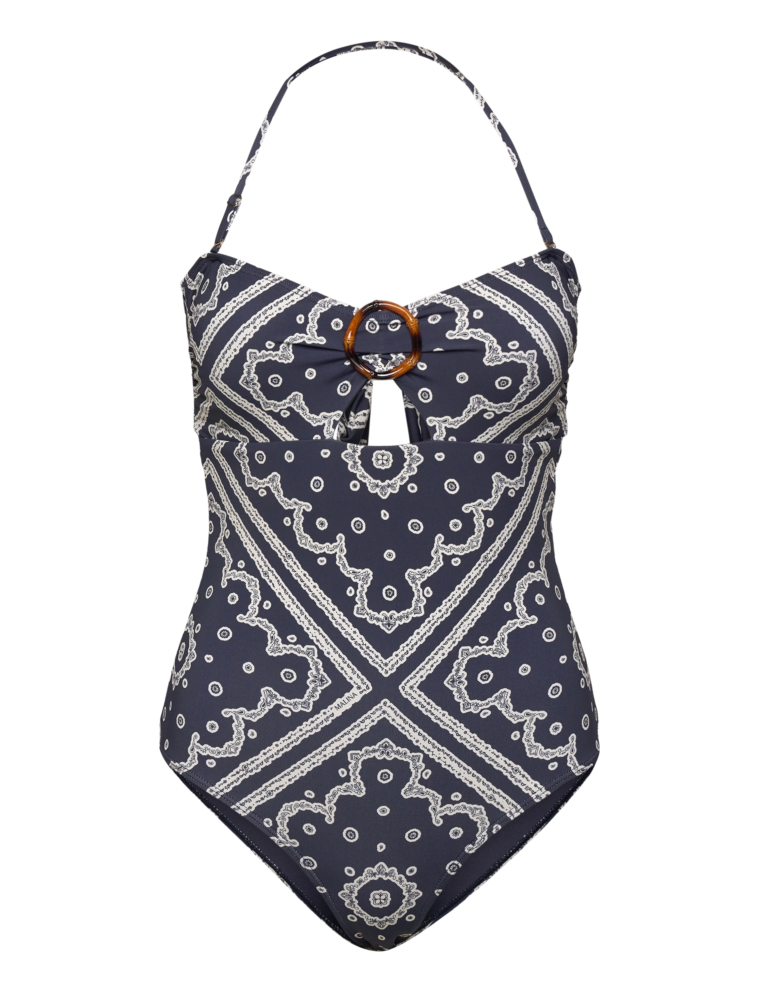 Malina - Mandy bamboo-ring bandeau swimsuit - badedragter - bandana - 3