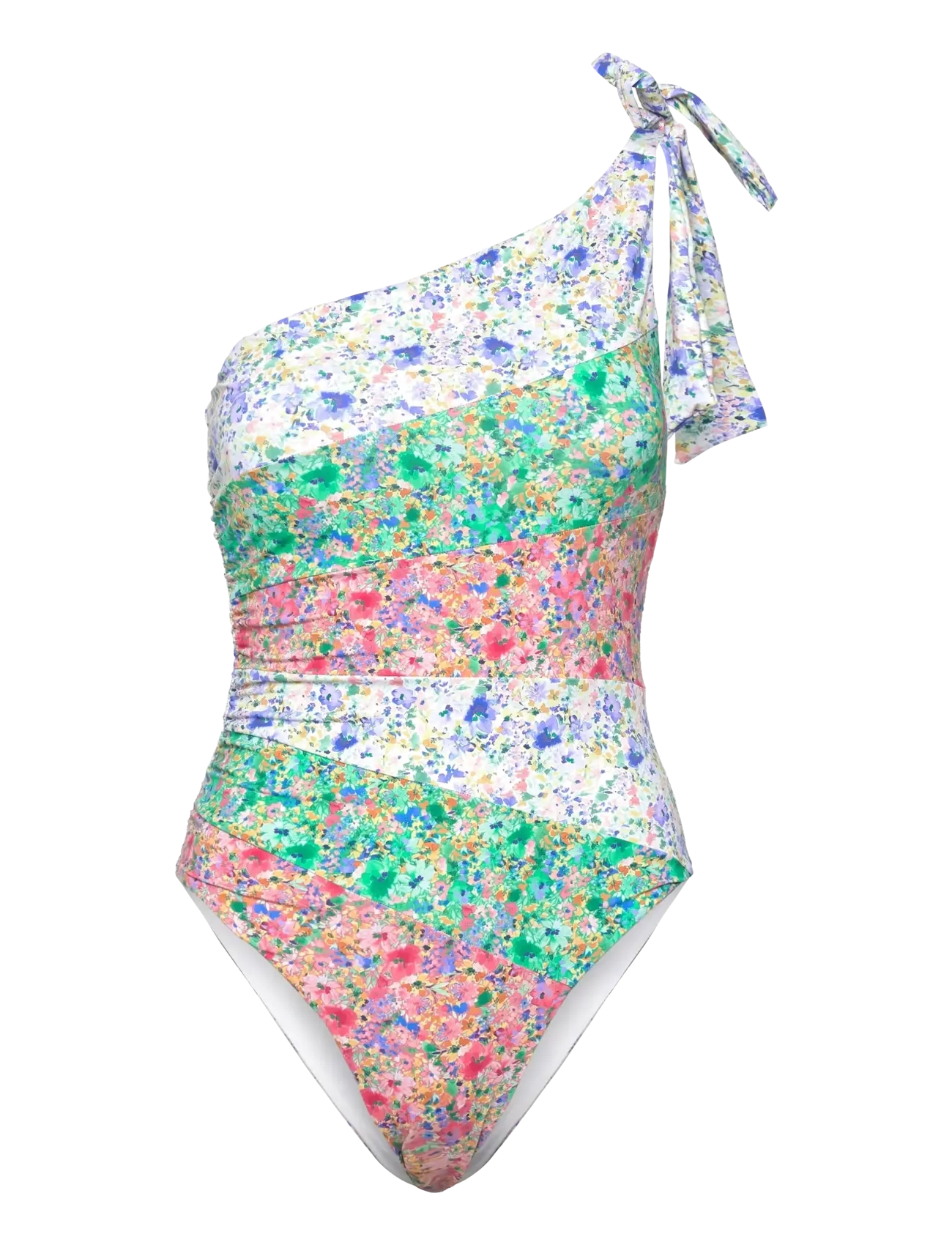 Malina Apoline One Shoulder Swimsuit - Bademode - MULTI DITSY / multi
