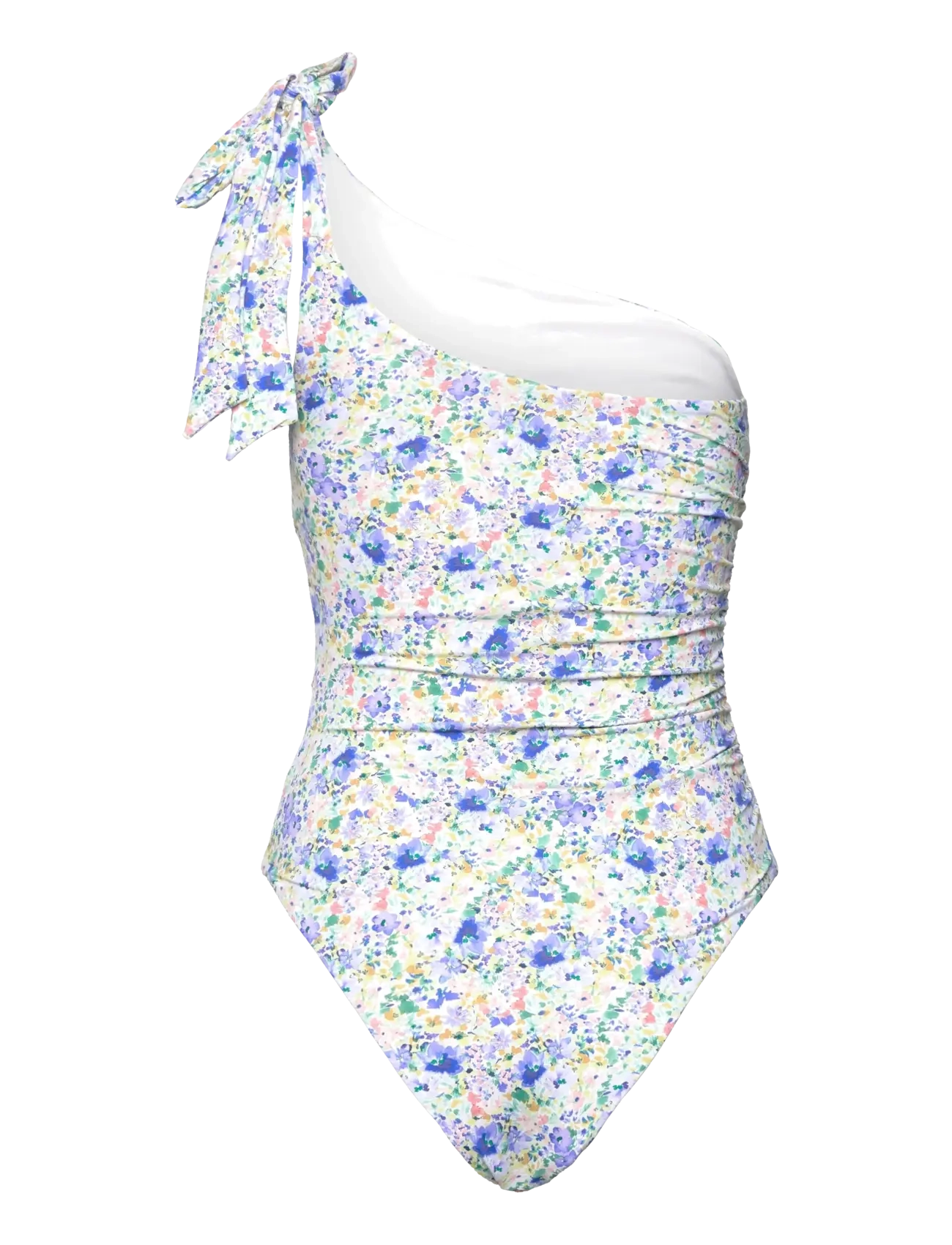 Malina - Apoline One Shoulder Swimsuit - multi ditsy - 2