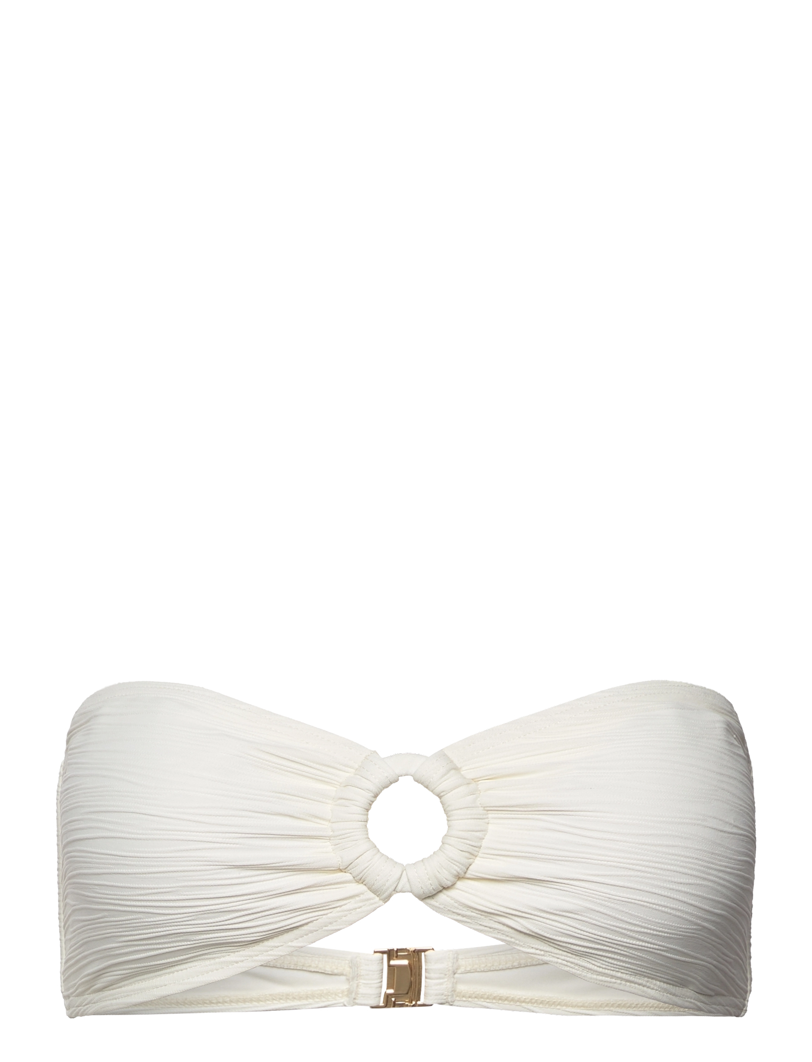 Malina - Lisa ring front bandeau bikini top - vanilla - 1