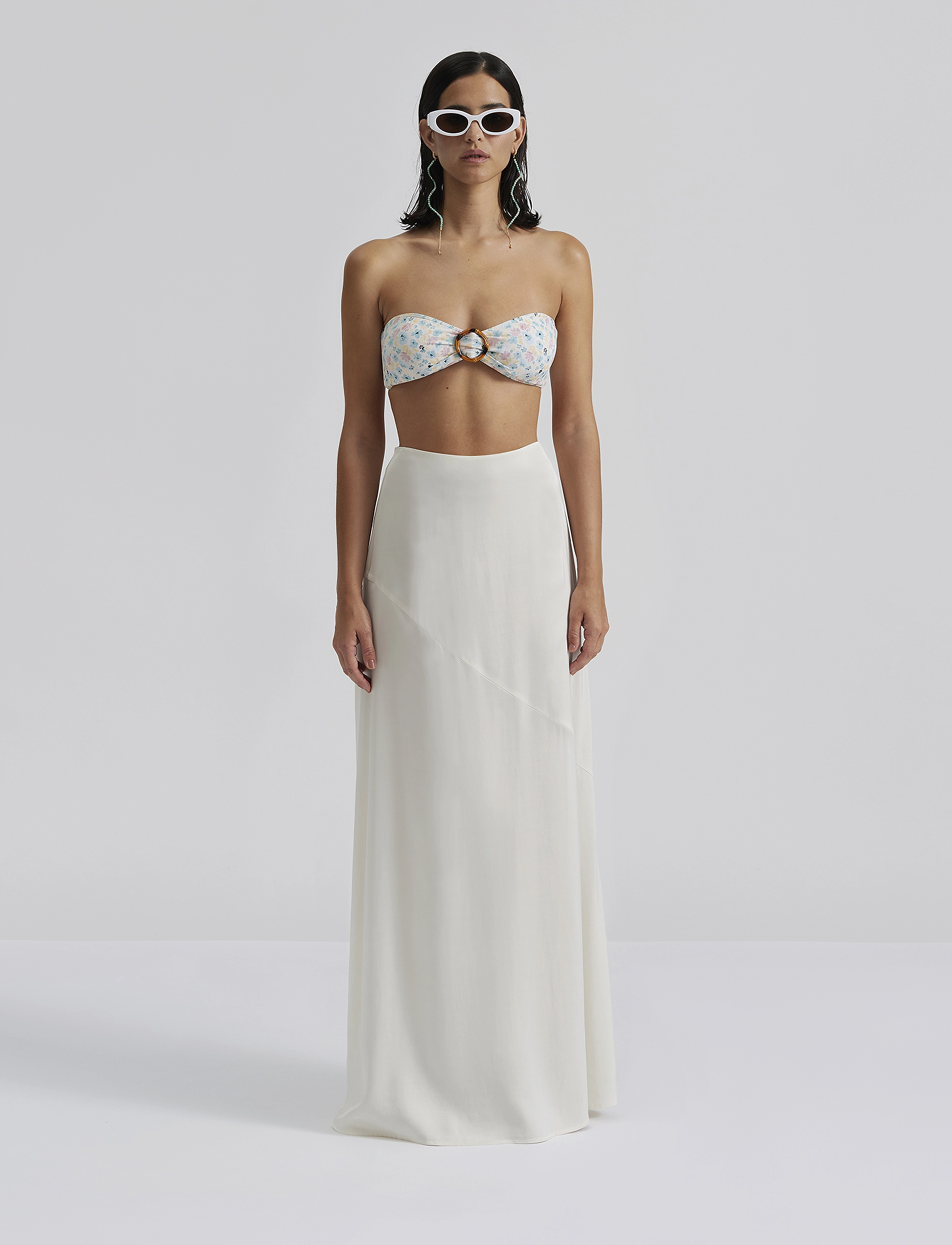 MALINA Viola Bamboo-Ring Bandeau Bikini Top dam – bild 6