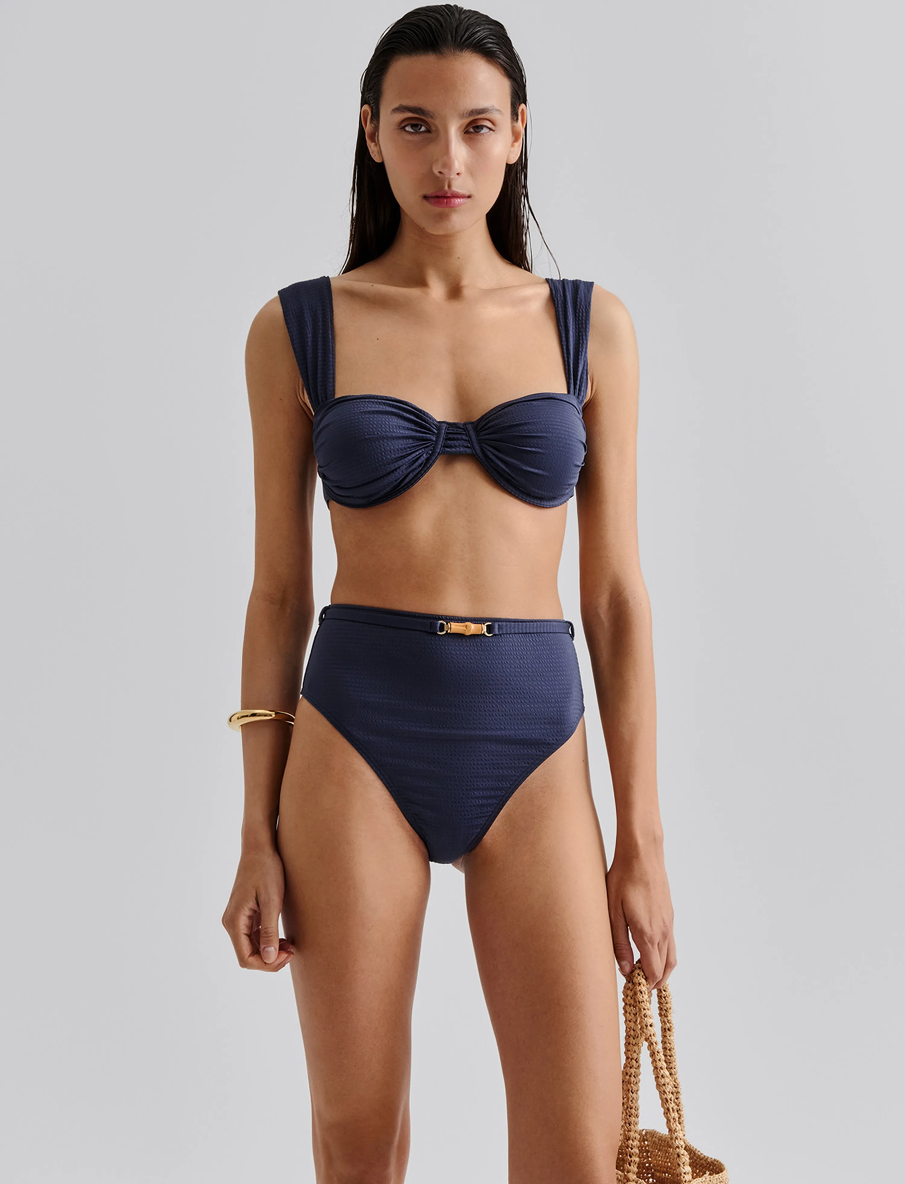 Malina - Sirine underwire bikini top - dark blue - 3