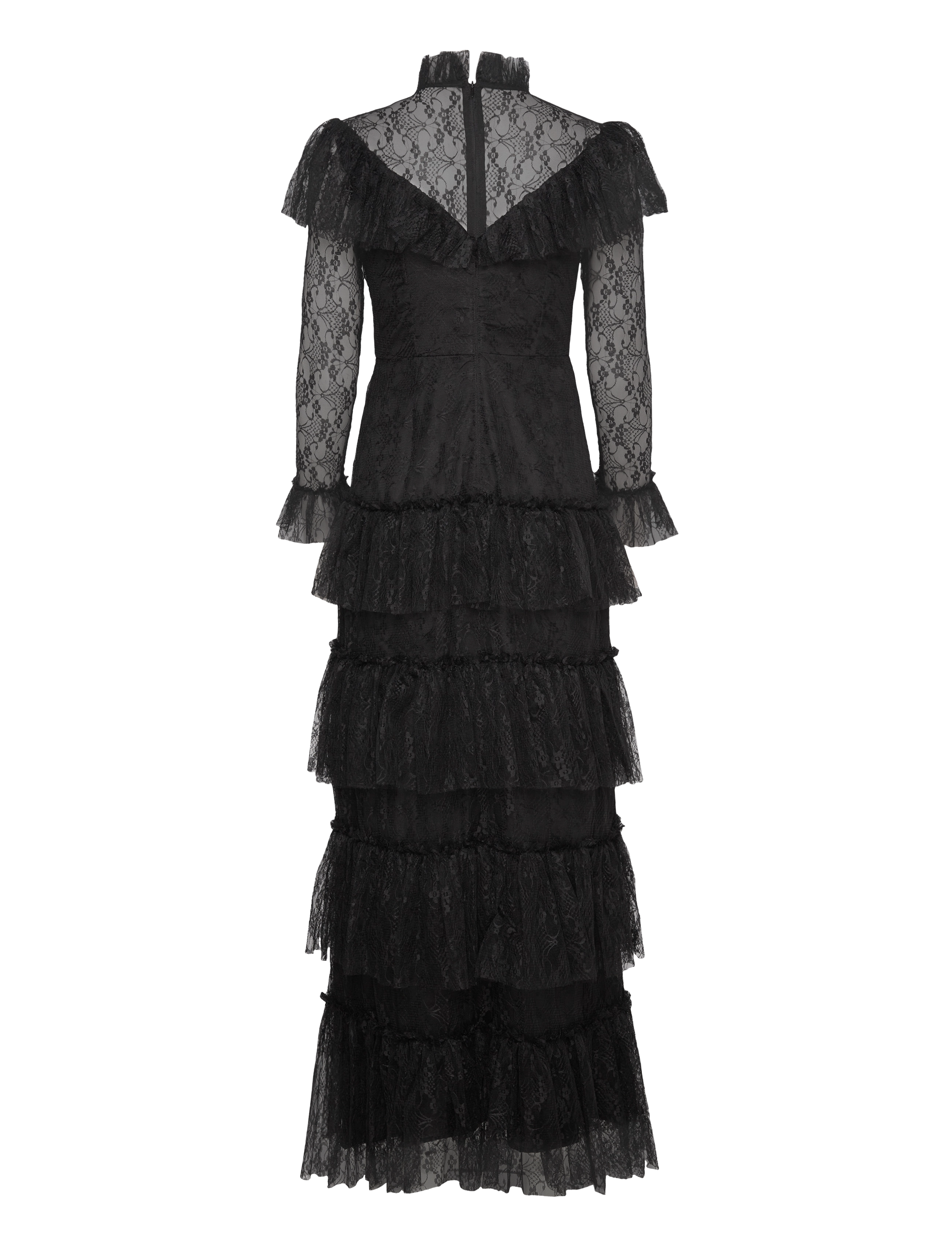 Malina - Joelle lace maxi dress - black - 1