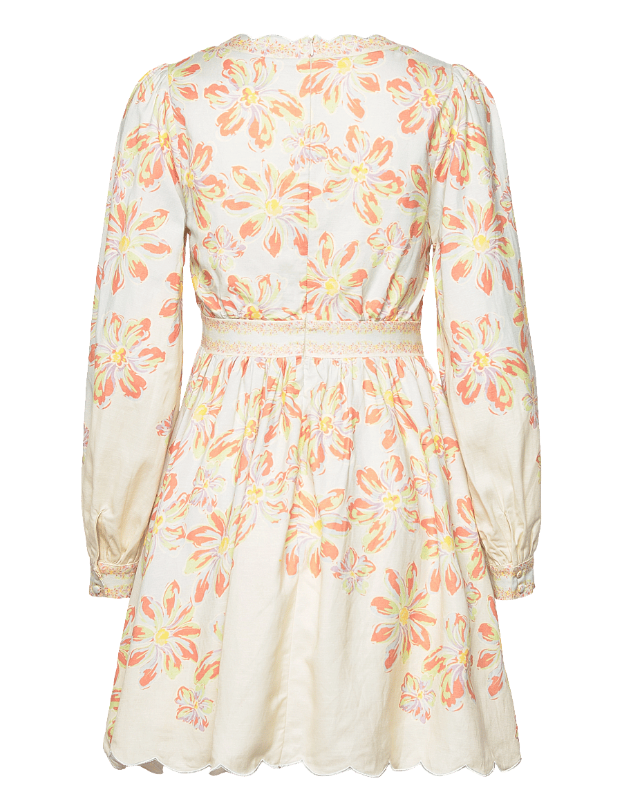 Malina - Eve scallop detail mini dress - korte kjoler - blue lily - 2