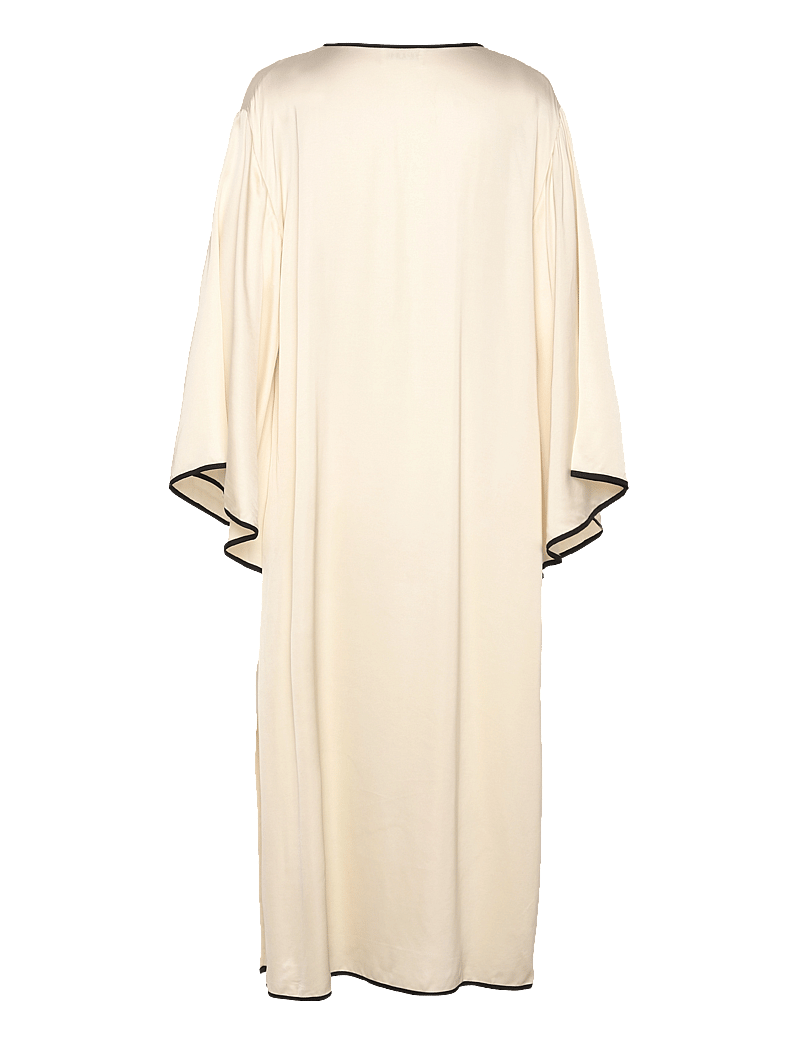 Malina - Briony satin kaftan dress - sommarklänningar - vanilla - 2