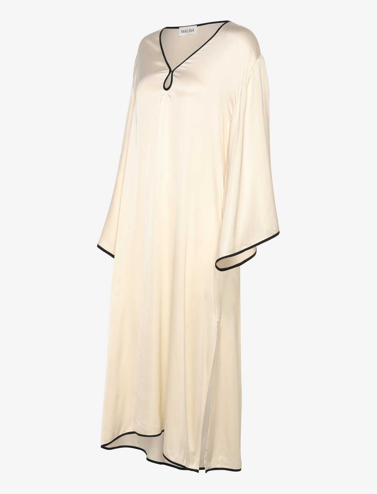 Malina - Briony satin kaftan dress - suvekleidid - vanilla - 4