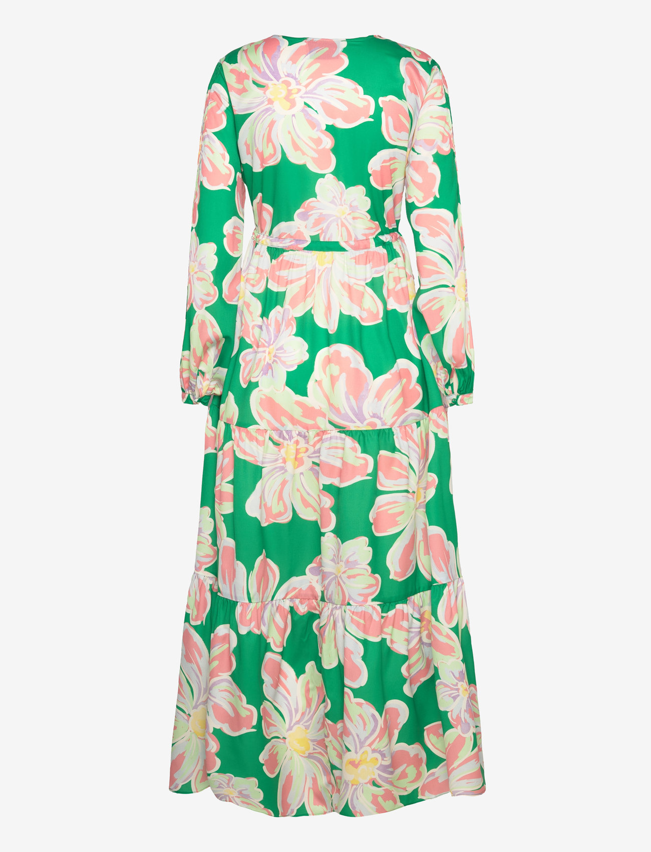 Malina - Casey long sleeve maxi dress - maxi dresses - green lily - 1
