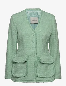 Norma fitted boucle blazer, By Malina