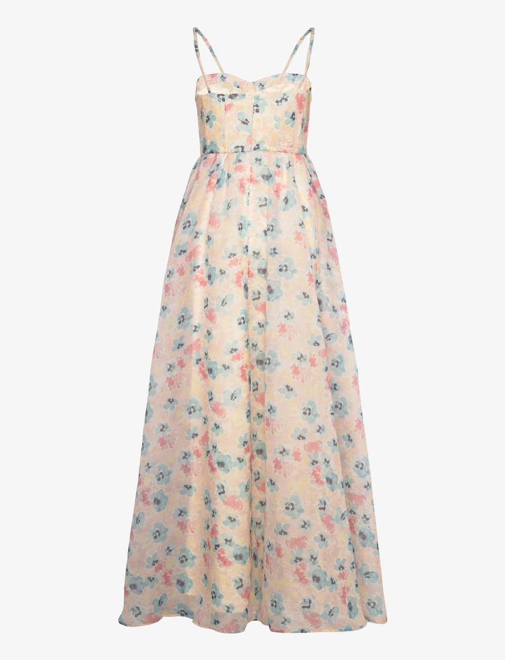 Malina - Leonor organza maxi dress - robes de soirée - florals - 2