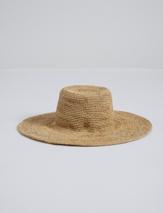 Elena raffia hat, By Malina