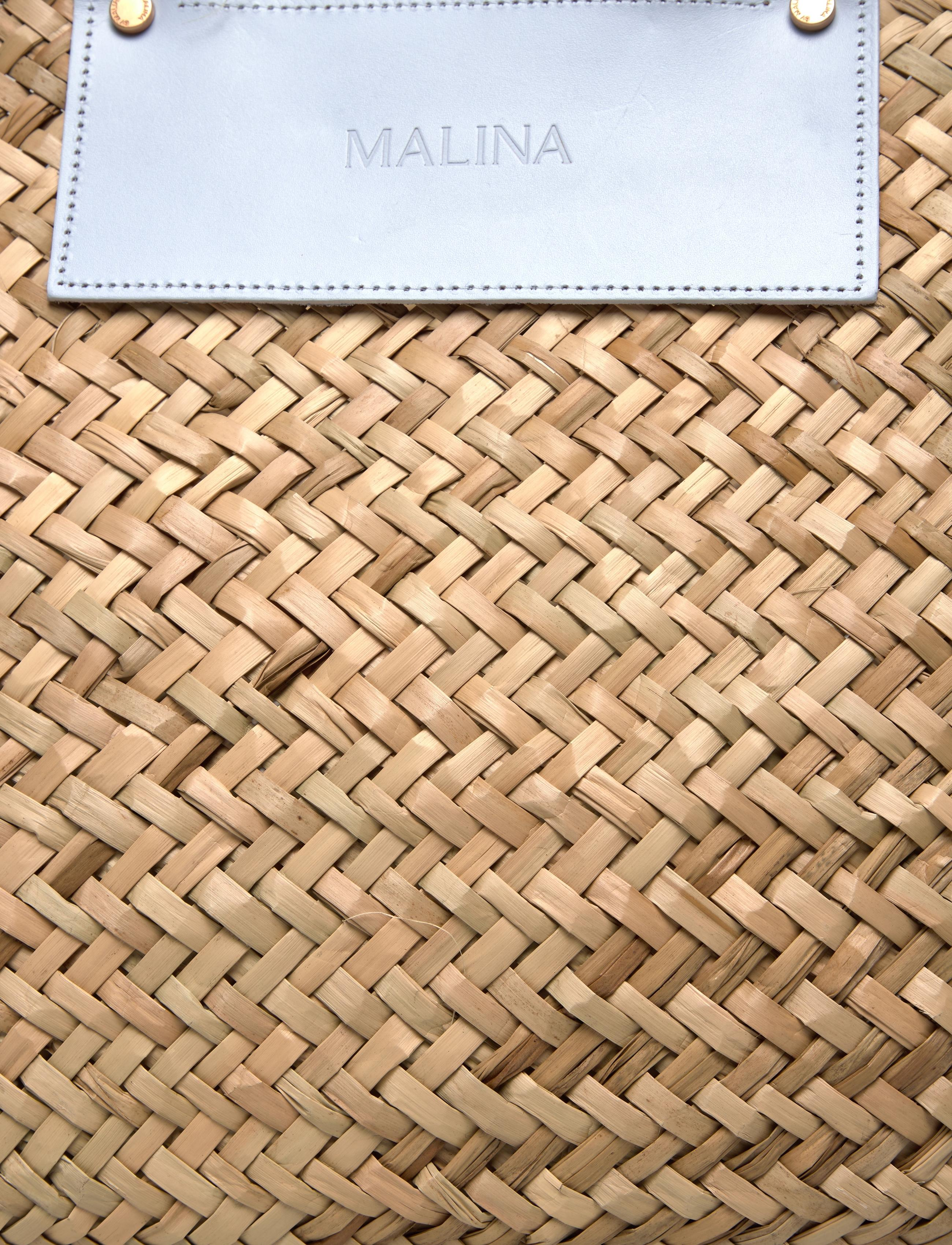 Malina - Willow straw bag - pastel blue - 3