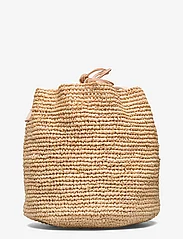 Malina - Eleni rounded straw bag - ziemeļvalstu stils - raffia - 2
