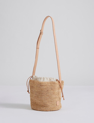 Malina - Eleni rounded straw bag - ziemeļvalstu stils - raffia - 8