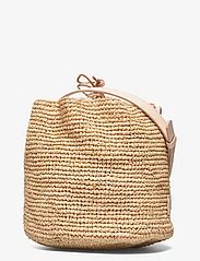 Malina - Eleni rounded straw bag - ziemeļvalstu stils - raffia - 3