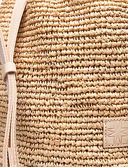 Malina - Eleni rounded straw bag - ziemeļvalstu stils - raffia - 4