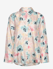 Felicity pocket detail silk shirt - FLORALS
