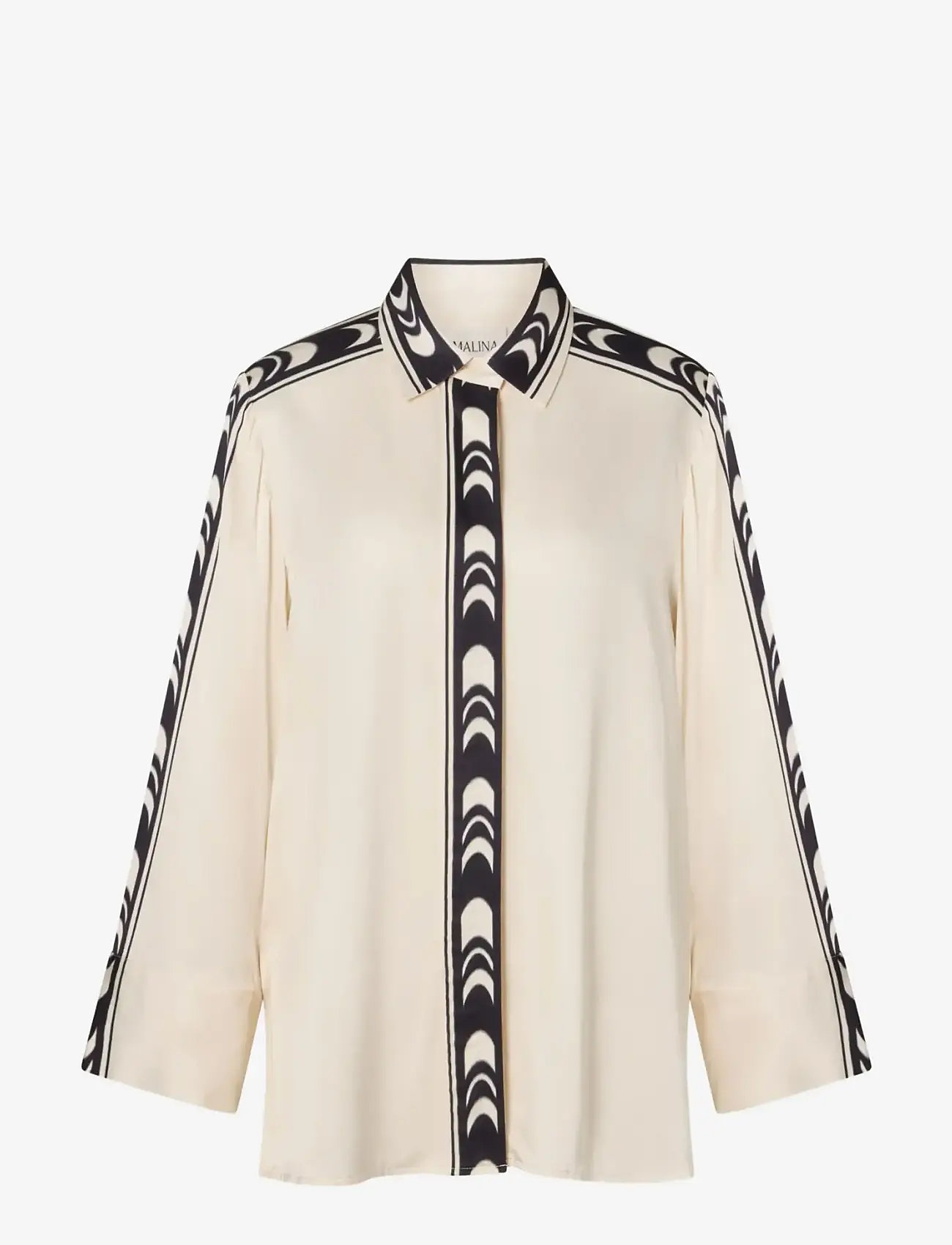 Malina - Meya Wide Fit Printed Shirt - džinsiniai marškiniai - arch - 1