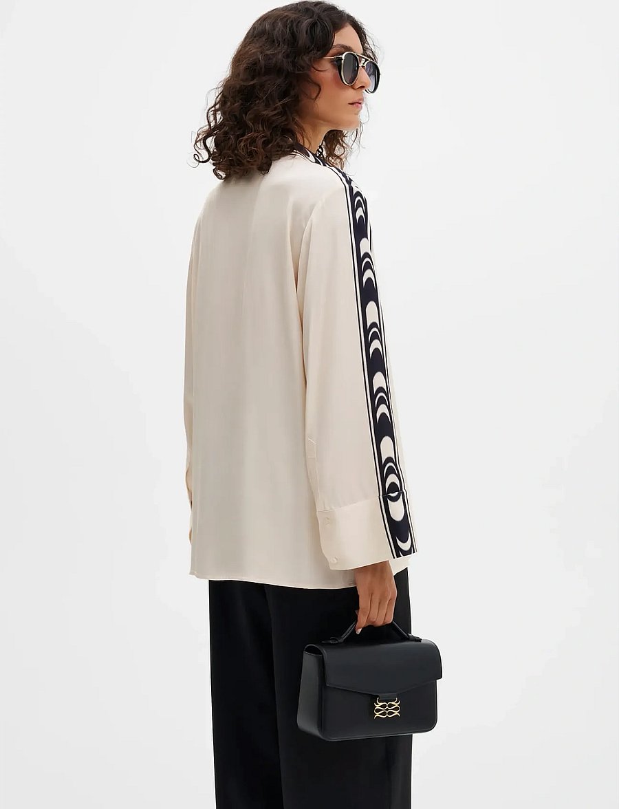 Malina - Meya Wide Fit Printed Shirt - jeansblouses - arch - 2