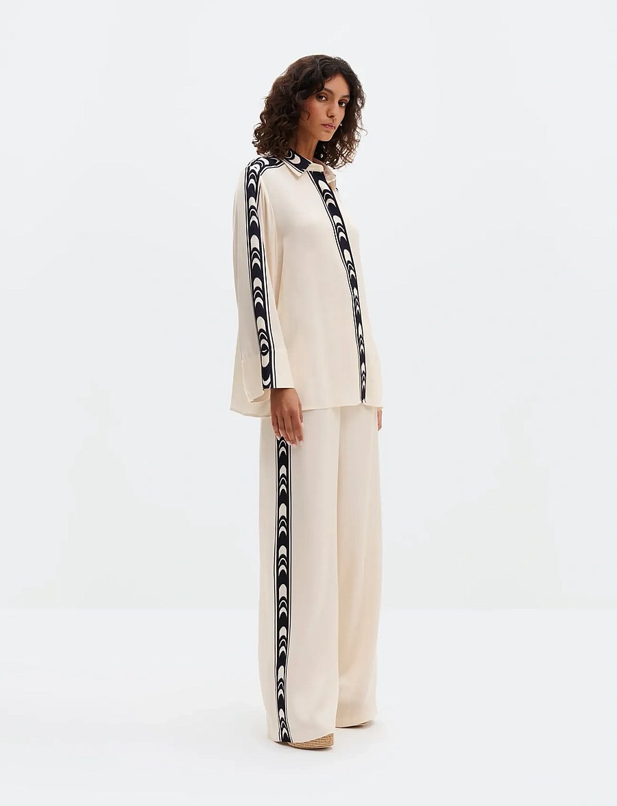 Malina - Meya Wide Fit Printed Shirt - jeansblouses - arch - 3