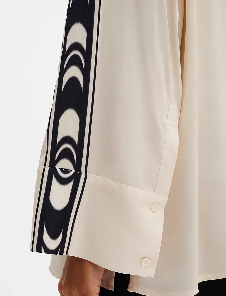 Malina - Meya Wide Fit Printed Shirt - jeansblouses - arch - 5