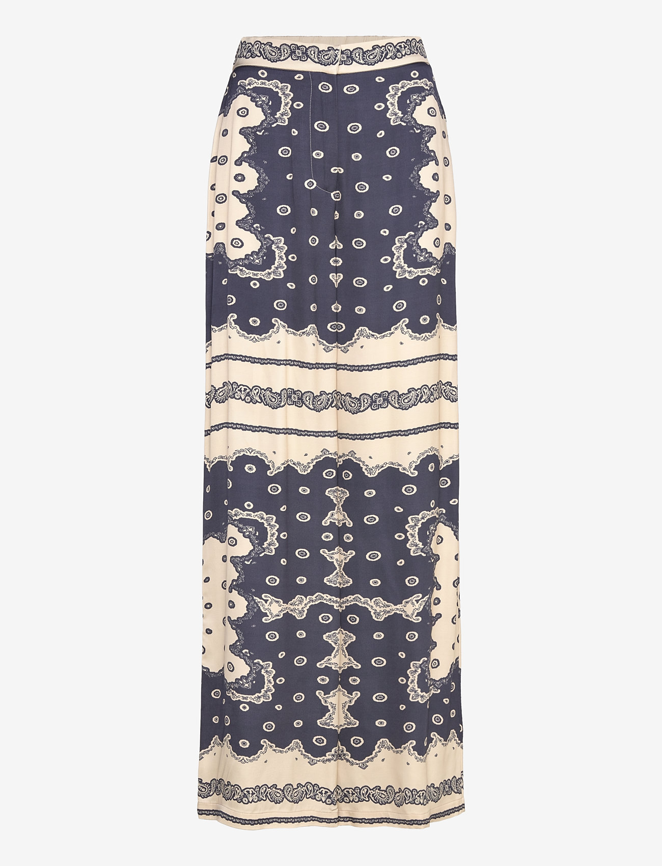 Malina - Bella satin look palazzo pants - laia säärega püksid - bandana - 1