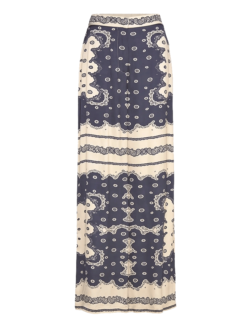 Malina - Bella satin look palazzo pants - laia säärega püksid - bandana - 1