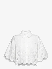 Malina - Bibi short sleeve embroidered blouse - blouses met korte mouwen - white - 1