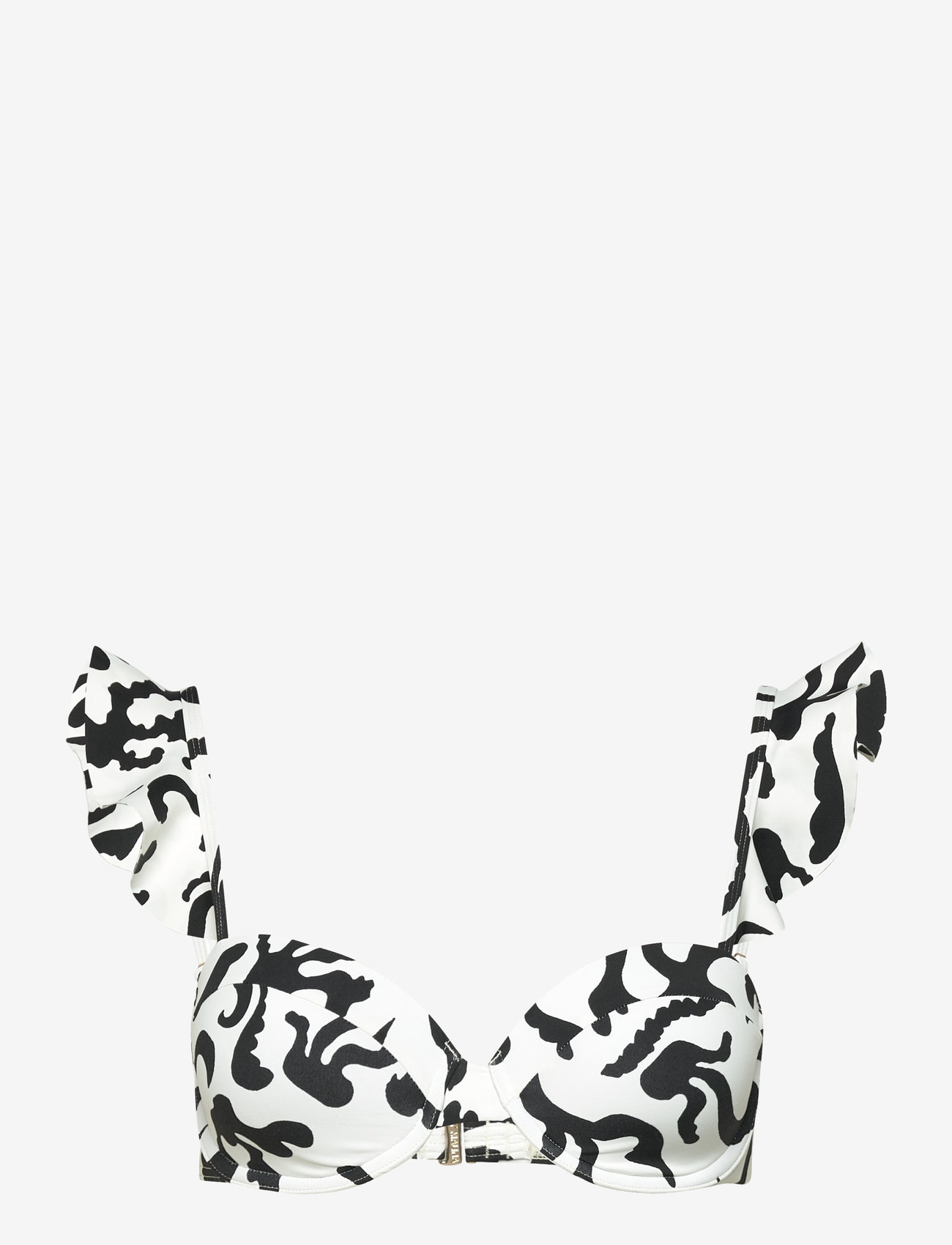 Malina - Debbie underwired ruffled bikini top - reef - 1