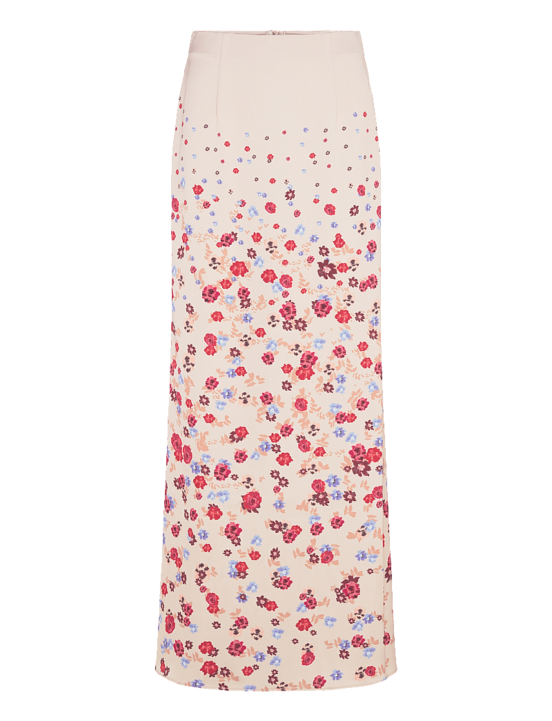 Malina - Tessa satin slip maxi skirt - satinröcke - mini rose - 0