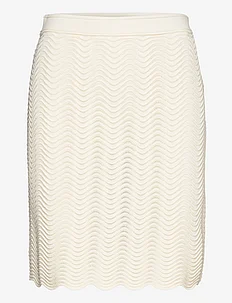 Camille scallop knitted mini skirt, By Malina