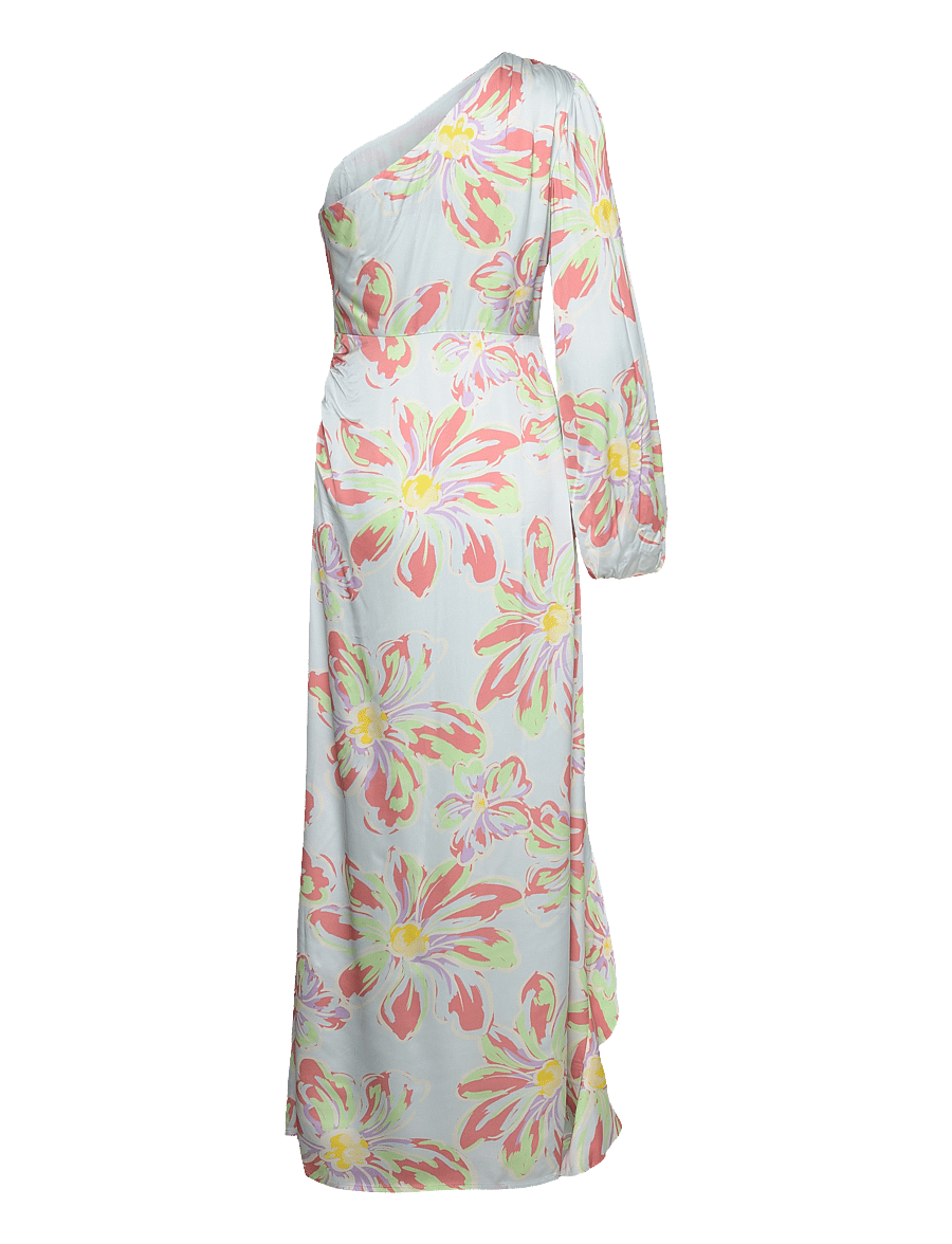 Malina - Joslin one shoulder maxi dress - blue lily - 2