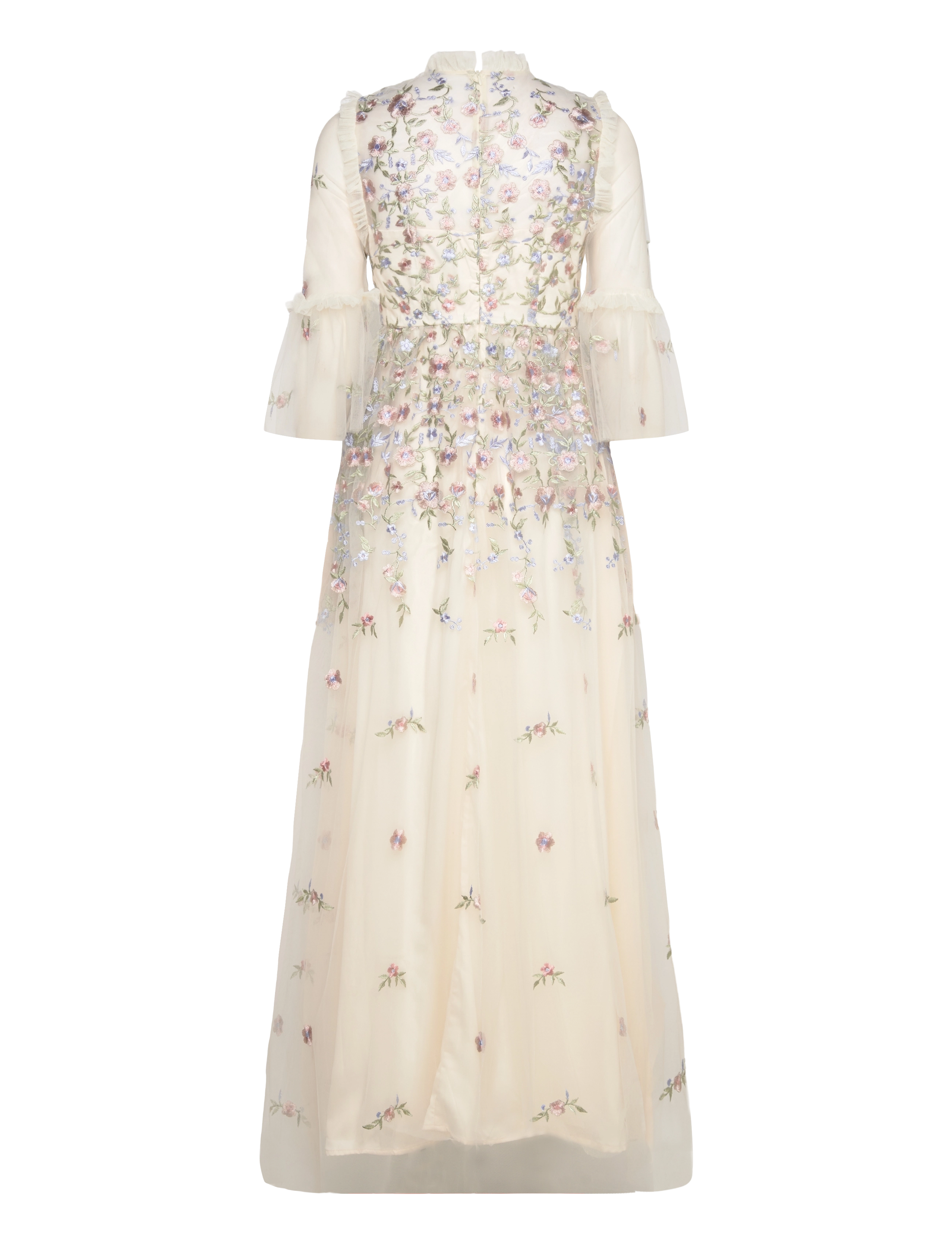 Malina - Nicolina long sleeved lace maxi dress - robes de soirée - multi - 2