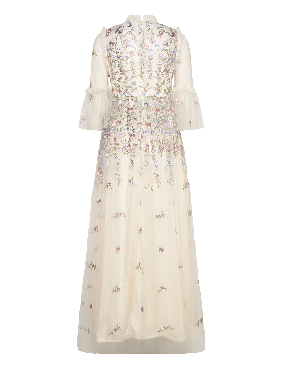 Malina - Nicolina long sleeved lace maxi dress - festkjoler - multi - 2