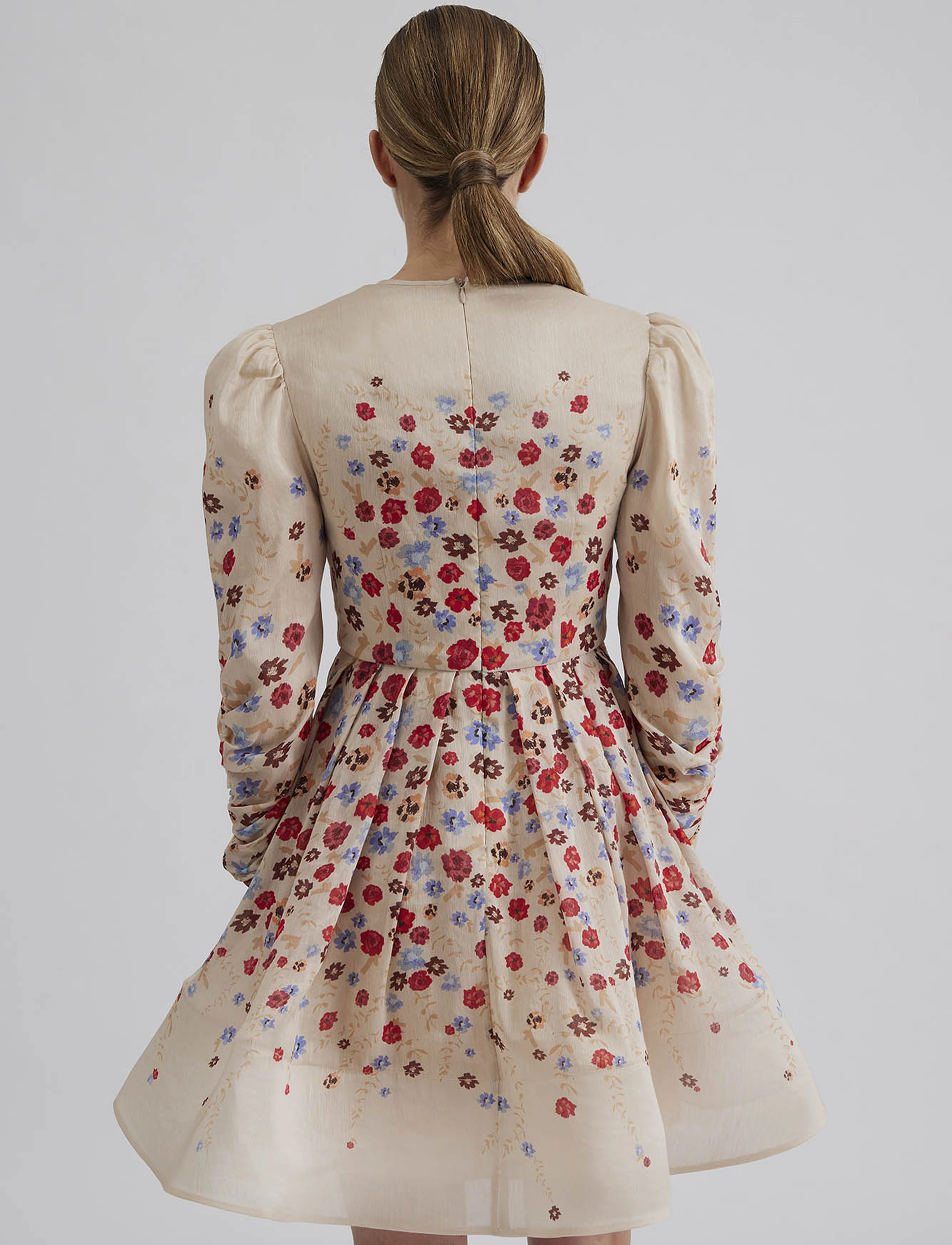Malina - Leoni Silk Blend Mini Dress - Õhtukleidid - multi coloured - 5