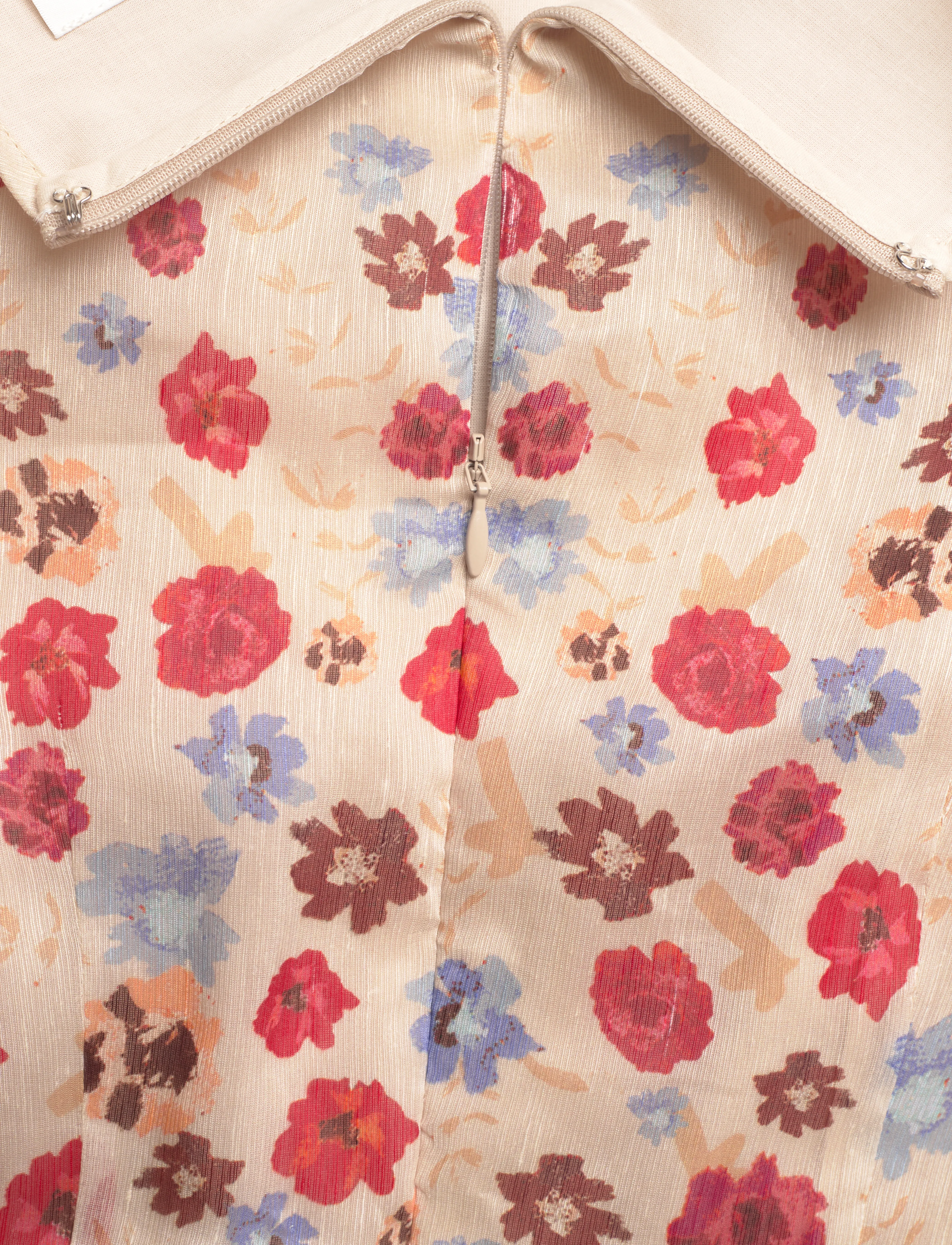Malina - Leoni Silk Blend Mini Dress - Õhtukleidid - multi coloured - 4