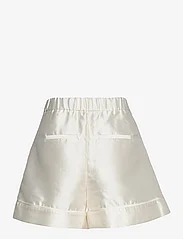 Malina - Josie high rise silk mix shorts - paper bag shorts - white - 2