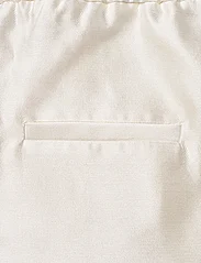 Malina - Josie high rise silk mix shorts - paper bag shorts - white - 10