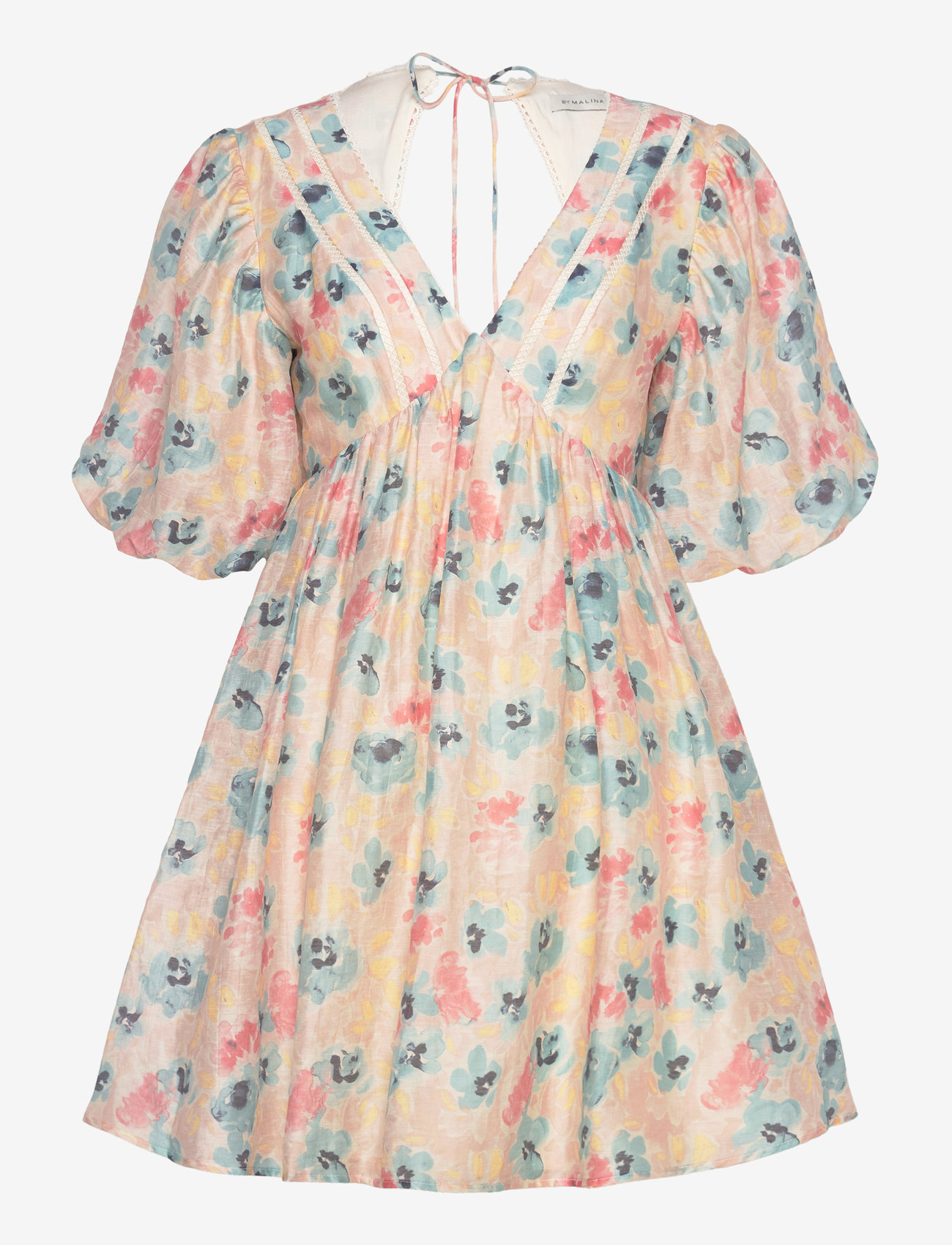 Malina - Adina open back mini dress - partykleider - florals - 1