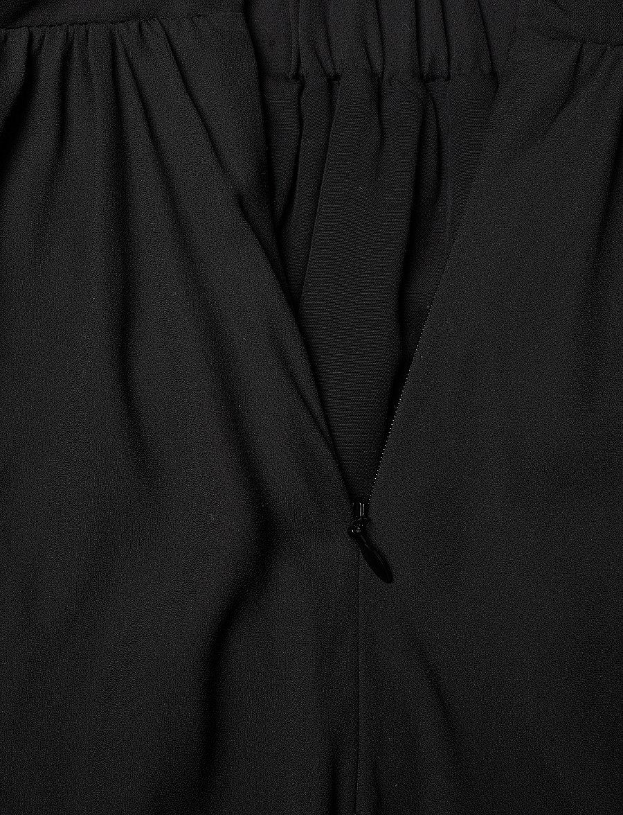 Malina - Adriana frilled hem midi skirt - black - 5