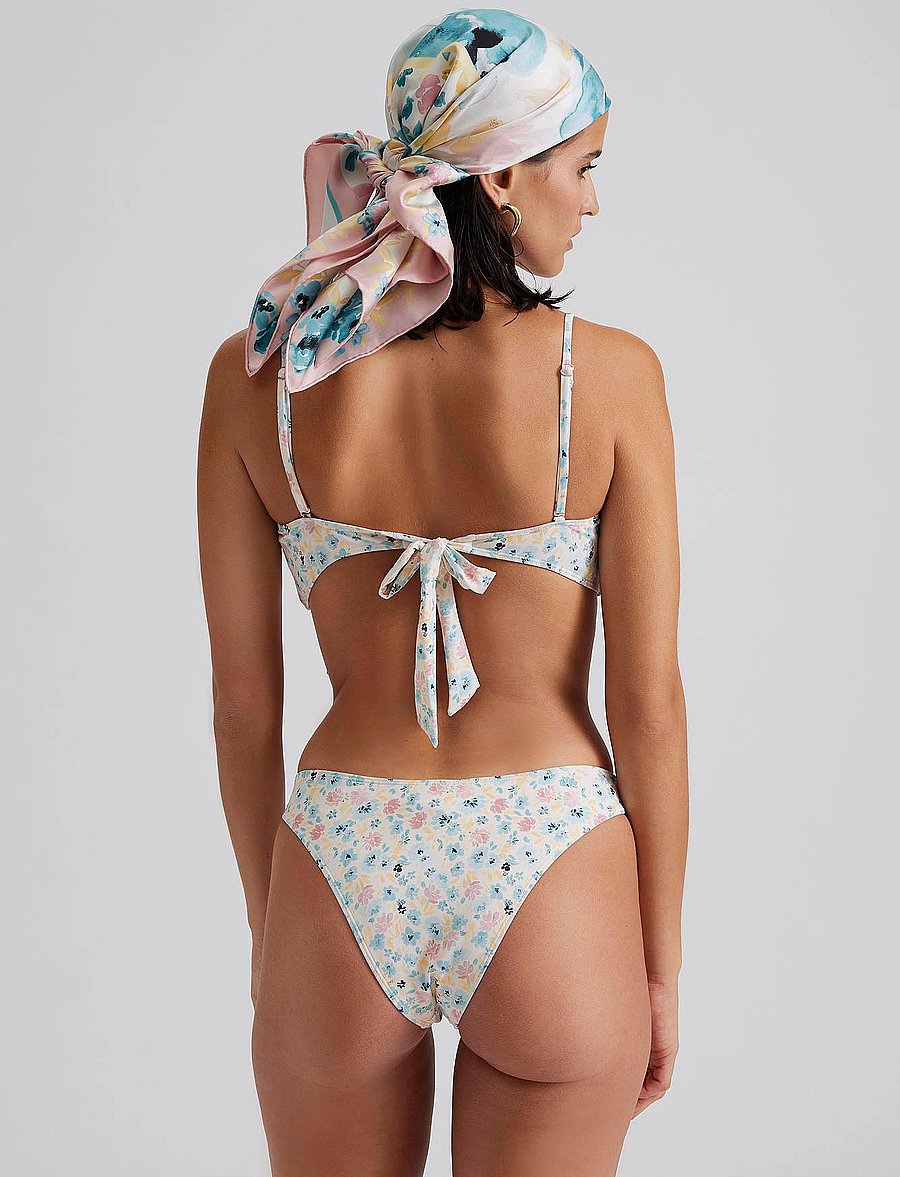 Malina - Viola Low Rise Bikini Bottoms - bikinibriefs - ditsy - 3