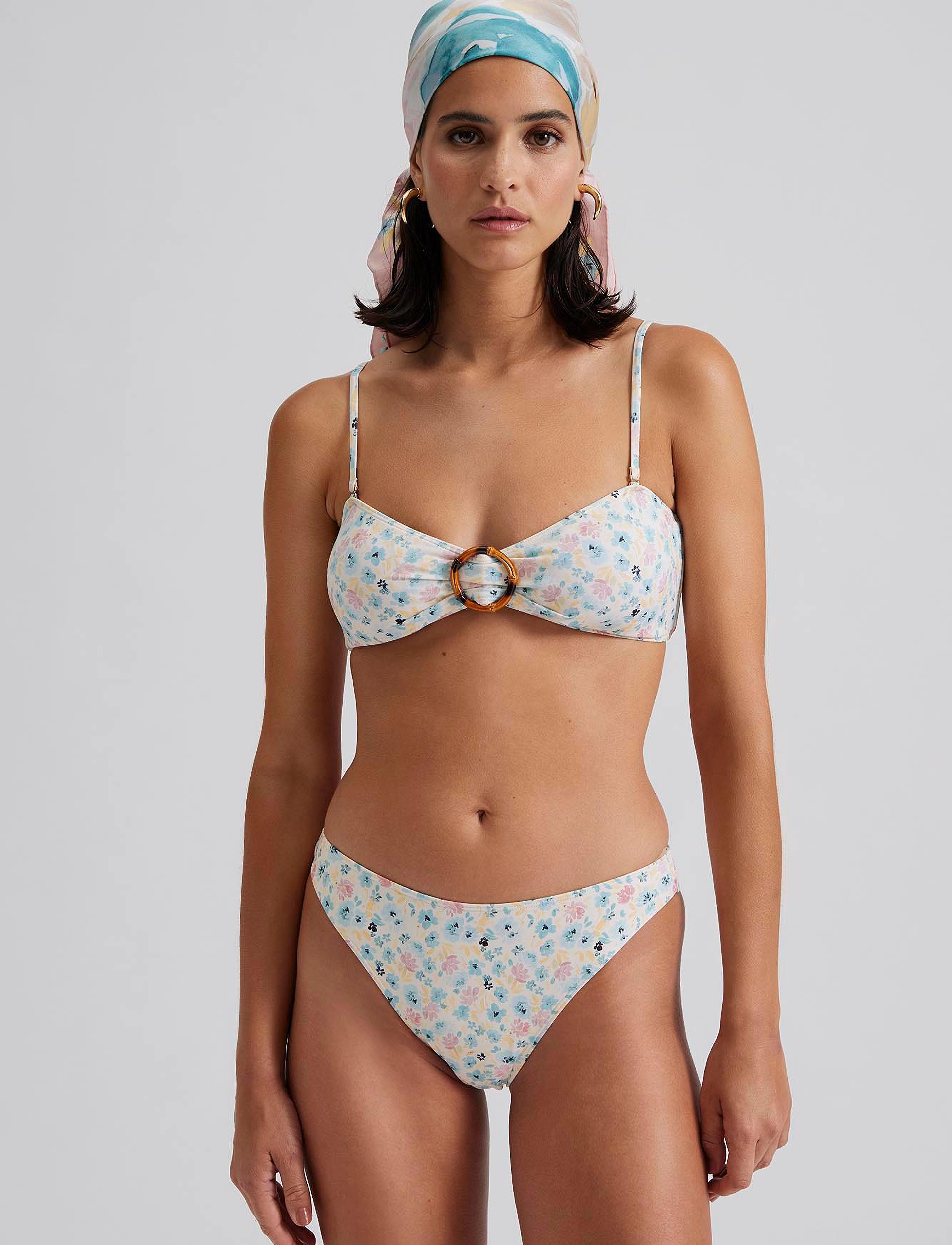 Malina - Viola Low Rise Bikini Bottoms - bikinibriefs - ditsy - 4