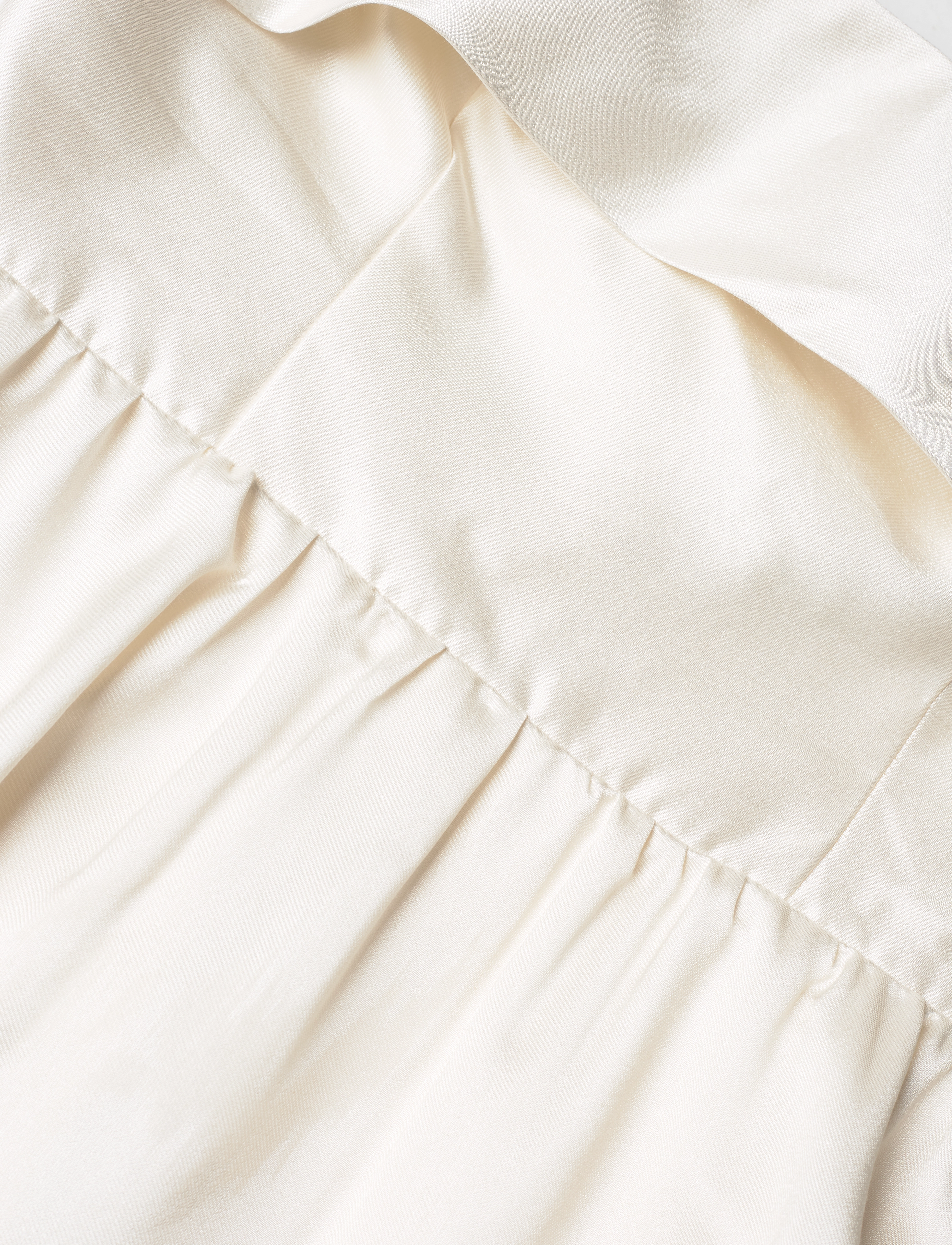 Malina - Naya strapless silk blend mini dress - brudekjoler - ivory - 5