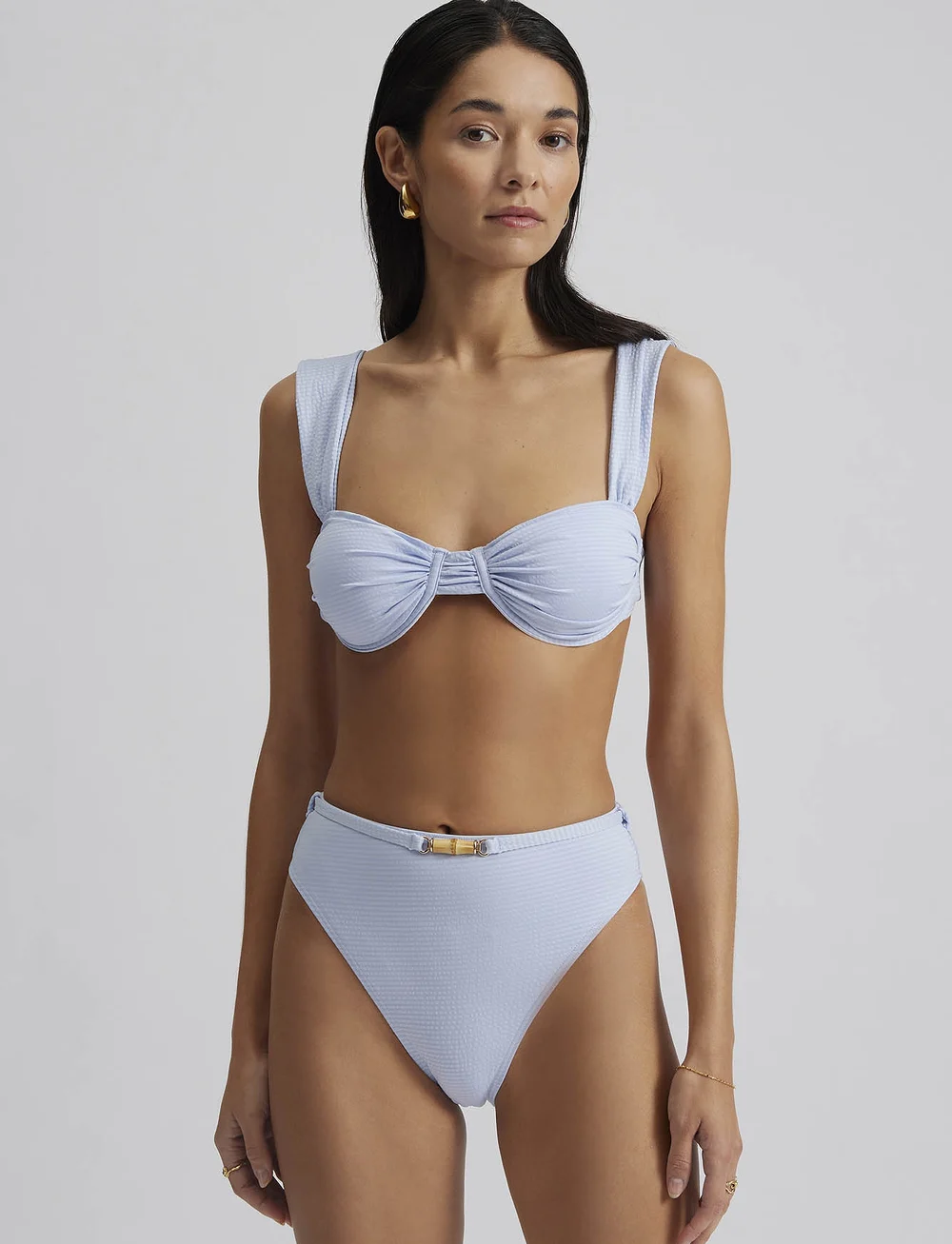 Malina - Sirine high rise bikini bottoms - bikinihosen mit hoher taille - pastel blue - 4