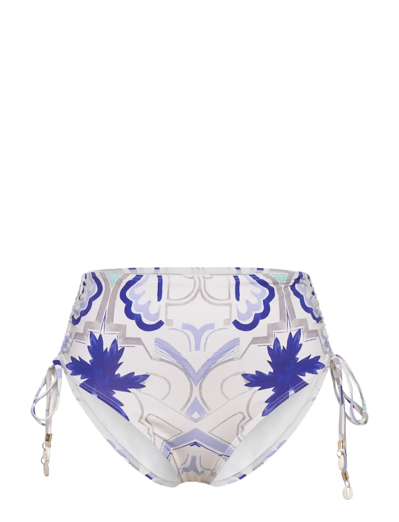 MALINA Lottie High Rise Bikini Bottoms Blau - XS - Damen