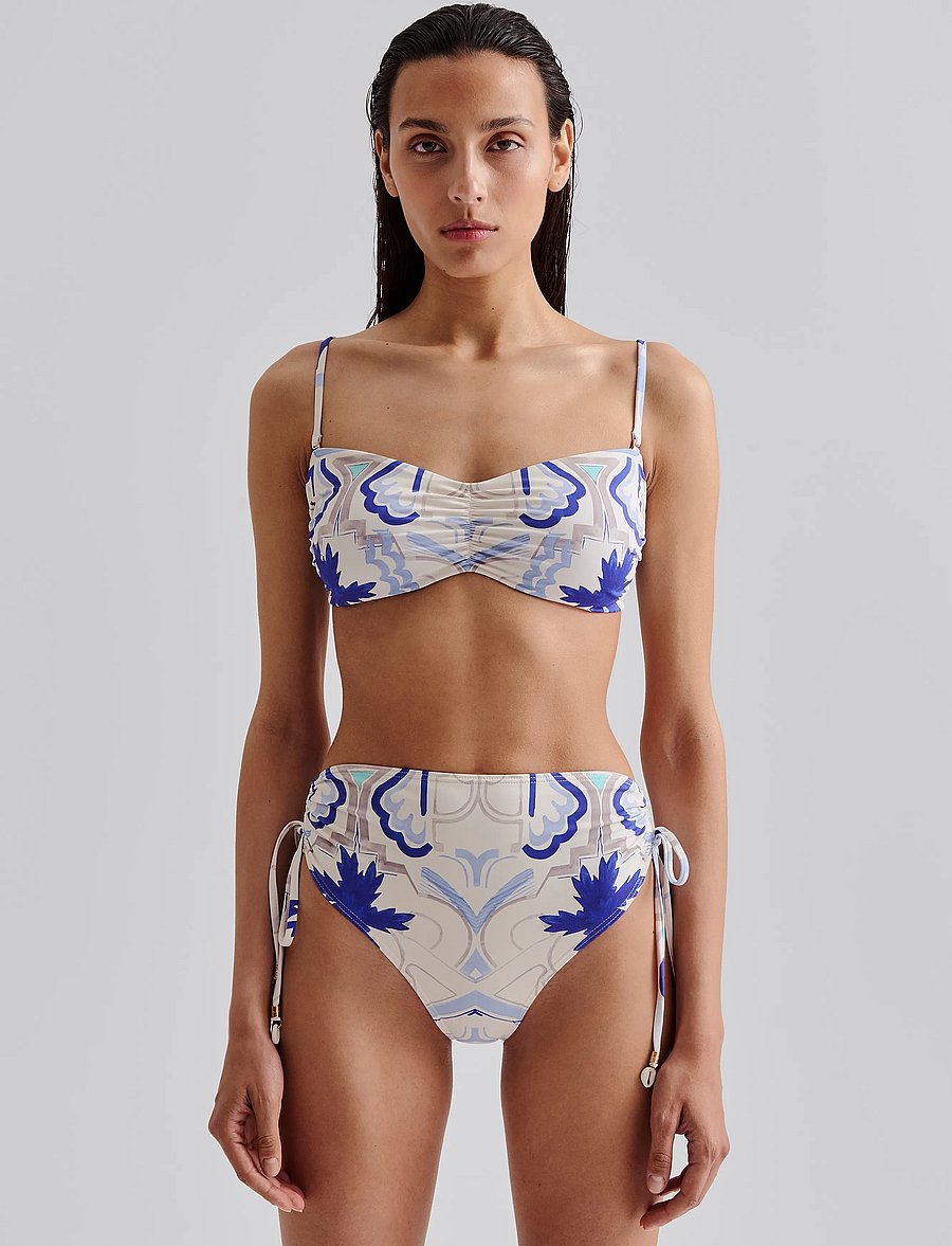 Malina - Lottie High Rise bikini bottoms - højtaljede bikinitrusser - mosaic - 4