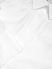 Malina - Line sheer drawstring detail shirt - bluzki z długimi rękawami - white - 6
