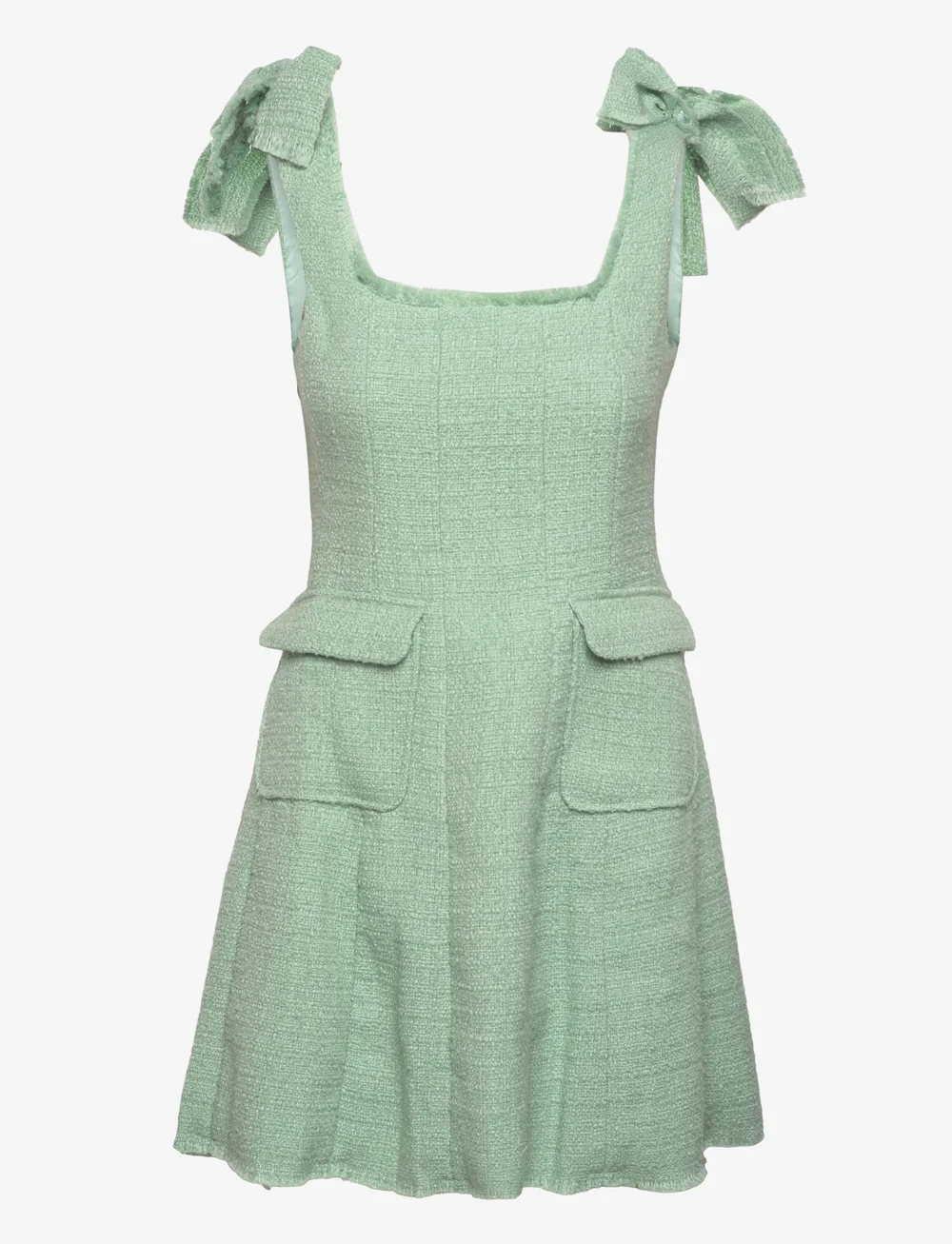 Malina - Lima boucle mini dress - sommarklänningar - mint - 1