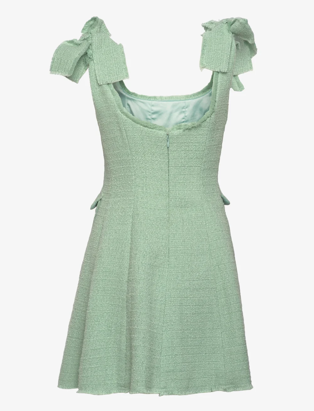Malina - Lima boucle mini dress - sommarklänningar - mint - 2