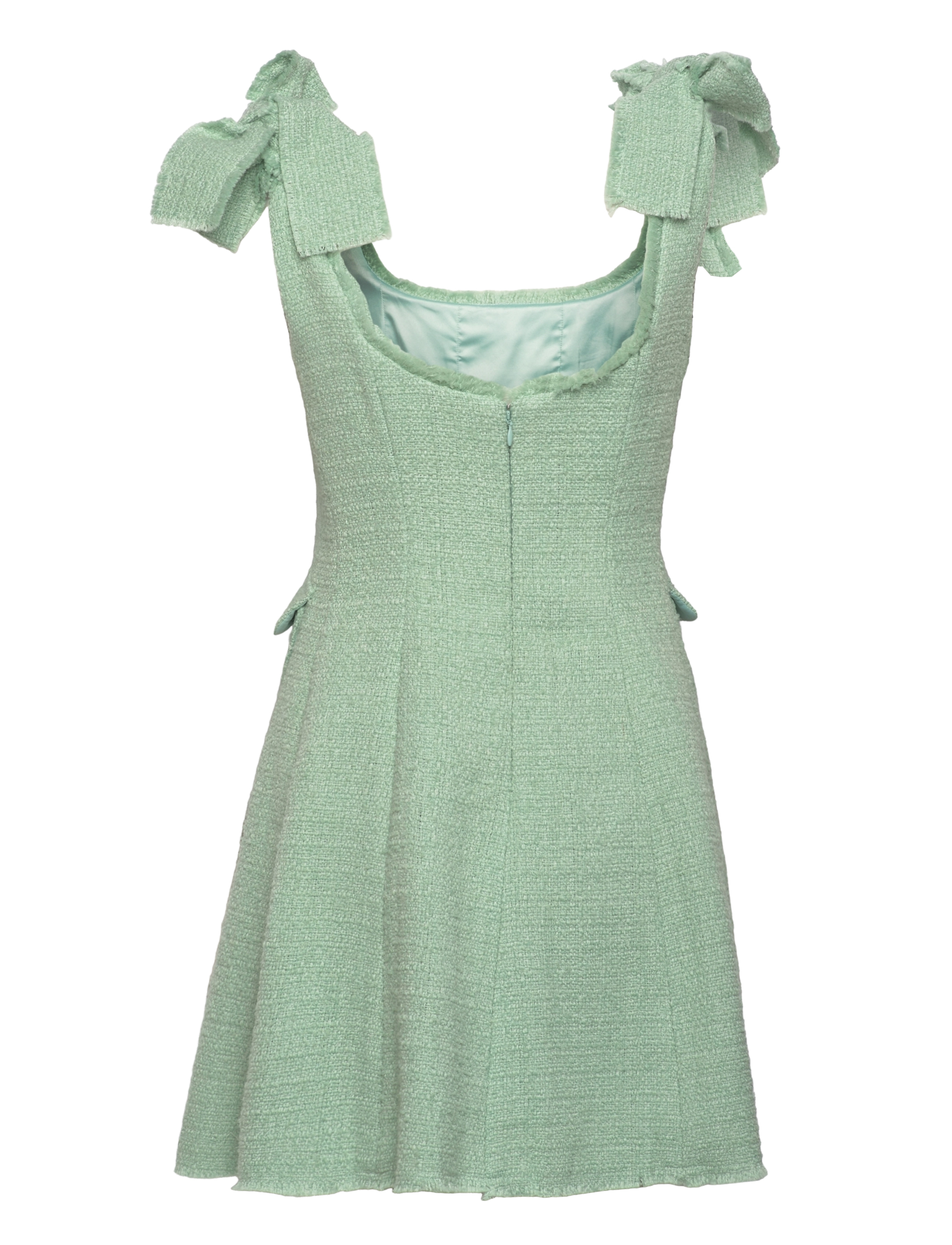 Malina - Lima boucle mini dress - mint - 2